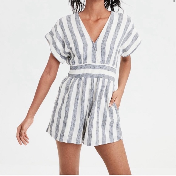 American Eagle Outfitters Pants - NWT American Eagle Outfitters Striped Romper
